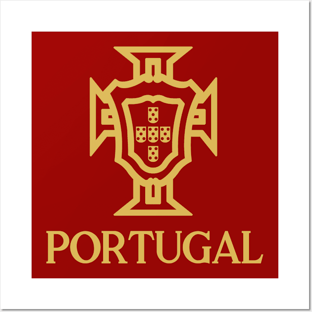 Portugal Gold Wall Art by VRedBaller